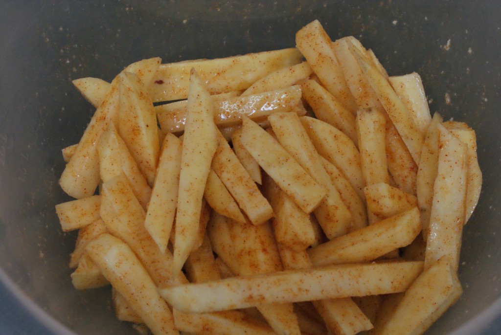 zoete aardappel friet